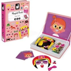 Janod Magnetibook - Gekke Gezichten Meisjes 20 Janod Magnetibook - Gekke Gezichten Meisjes -Exporteren puzzels winkel 550x477 1