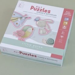 Little Dutch -Vormen Puzzel Flowers & Butterflies FSC -Exporteren puzzels winkel 550x479