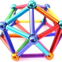 Merkloos Magnetische Sticks - Magneetballetjes - Neocube - Magnetisch Speelgoed - Balletjes Magneet - Verschillende Kleuren - 3D Puzzel