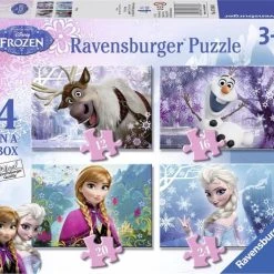 Ravensburger Puzzel Disney Frozen -12+16+20+24 Stukjes - Kinderpuzzel