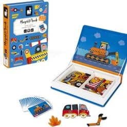 Janod Magnetibook - Racers -Exporteren puzzels winkel 550x491