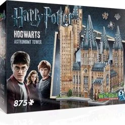 Hogwarts Astronomy Tower - Wrebbit 3D Puzzel - Harry Potter - 875 Stukjes