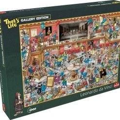 Goliath That's Life Gallery Edition: Leonardo Da Vinci - 1000 Puzzelstukjes - Legpuzzel (68x48cm) -Exporteren puzzels winkel 550x495 6