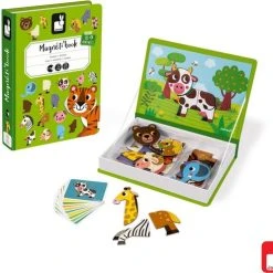 Janod Magnetibook - Dieren -Exporteren puzzels winkel 550x497