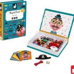 Janod Magnetibook - Gekke Gezichten Jongens -Exporteren puzzels winkel 550x497 7