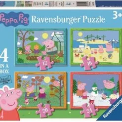 Ravensburger Puzzel Peppa Pig: 4 Seizoenen - 12+16+20+24 Stukjes -Exporteren puzzels winkel 550x500