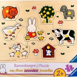 Ravensburger Houten Puzzel Nijntje Op De Boerderij - 8 Stukjes -Exporteren puzzels winkel 550x500 3