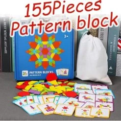 Candywood Tangram Voor Kinderen - Hout - 155 Stukjes - Educatief - 24 Puzzelvarianten -Exporteren puzzels winkel 550x502 5