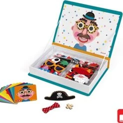 Janod Magnetibook - Gekke Gezichten Jongens -Exporteren puzzels winkel 550x502 7