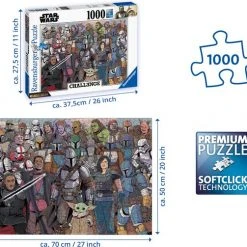 Ravensburger Puzzel Disney Star Wars Mandalorian Challenge - Legpuzzel - 1000 Stukjes -Exporteren puzzels winkel 550x503 11