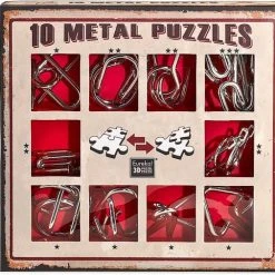 Eureka - Eureka! 10 Metalen Puzzels Rode Editie