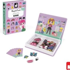 Janod Magnetibook - Verkleedfeest Meisjes 29 Janod Magnetibook - Verkleedfeest Meisjes -Exporteren puzzels winkel 550x507
