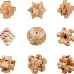 ICollection IQ Puzzel 3D - Hout - 9 Verschillende Hersenkrakers 10 ICollection IQ Puzzel 3D - Hout - 9 Verschillende Hersenkrakers -Exporteren puzzels winkel 550x512 5