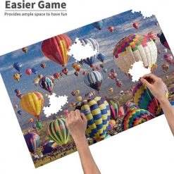 Happy Puzzle Puzzel Volwassenen 1000 Stukjes - Legpuzzels ''Vuurballon'' 50*70 Cm - Met Extra Voorbeeldposter - Museum Puzzel - Natuur - Dieren - Stad - Kunst - Hobby Speelgoed - Legpuzzels Volwassenen Kinderen- Puzzels -Exporteren puzzels winkel 550x515 1