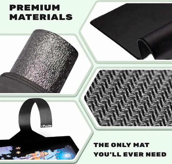 Puzzlup 3000 - XXL Puzzelmat Neopreen - Zelfsluitend En Antislip - Portapuzzle Met Luxe Opbergtube - Tot En Met 3000 Stukjes - 95 X 150 Cm 5 Puzzlup 3000 - XXL Puzzelmat Neopreen - Zelfsluitend En Antislip - Portapuzzle Met Luxe Opbergtube - Tot En Met 3000 Stukjes - 95 X 150 Cm - Afbeelding 3