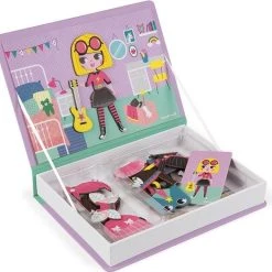 Janod Magnetibook - Verkleedfeest Meisjes 21 Janod Magnetibook - Verkleedfeest Meisjes -Exporteren puzzels winkel 550x525