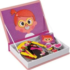 Janod Magnetibook - Gekke Gezichten Meisjes 21 Janod Magnetibook - Gekke Gezichten Meisjes -Exporteren puzzels winkel 550x530 1