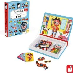 Janod Magnetibook - Verkleedfeest Jongens -Exporteren puzzels winkel 550x530 2