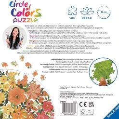 Ravensburger Puzzel Circle Of Colors Flowers - Legpuzzel - 500 Stukjes -Exporteren puzzels winkel 550x533 6