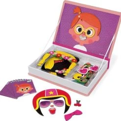 Janod Magnetibook - Gekke Gezichten Meisjes 18 Janod Magnetibook - Gekke Gezichten Meisjes -Exporteren puzzels winkel 550x534