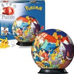 Ravensburger 3D-puzzel Pok Mon Bal - 72 Stukjes -Exporteren puzzels winkel 550x541 1
