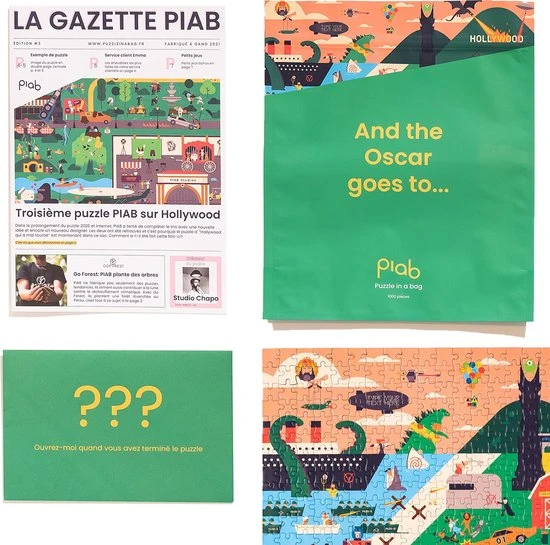 Puzzle In A Bag - Hollywood Gone Wrong - Puzzel 1000 Stukjes 6 Puzzle In A Bag - Hollywood Gone Wrong - Puzzel 1000 Stukjes - Afbeelding 4