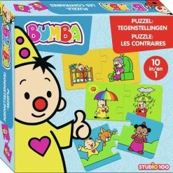 Bumba Puzzel 10 In 1 - Tegenstellingen - 10 Puzzels Van 2 Stuks
