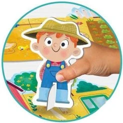 Goula Vormenpuzzel Boerderij Junior Hout - 17 Stukjes -Exporteren puzzels winkel 550x548 2