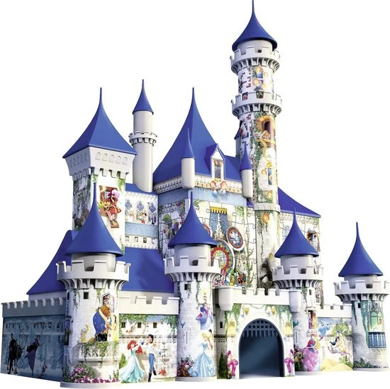 Ravensburger Puzzel Disney Castle- 3D Gebouw - 216 Stukjes 5 Ravensburger Puzzel Disney Castle- 3D Gebouw - 216 Stukjes - Afbeelding 3