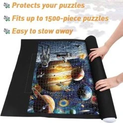 V&B Products Vilten Puzzelmat - Legpuzzels 500, 1000 En 1500 Stukjes - Puzzle Map, Bord, Plaat En Roll - Verbeterd Opbergsysteem! -Exporteren puzzels winkel 550x549 44