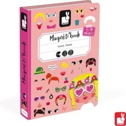 Janod Magnetibook - Gekke Gezichten Meisjes 23 Janod Magnetibook - Gekke Gezichten Meisjes -Exporteren puzzels winkel 550x549 7