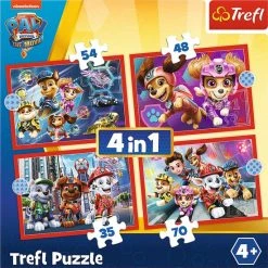 Trefl Paw Patrol 4-in-1 Puzzel - 35/48/54/70 Stukjes 15 Trefl Paw Patrol 4-in-1 Puzzel - 35/48/54/70 Stukjes -Exporteren puzzels winkel 550x550 218