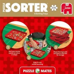 Jumbo Puzzle Mates Puzzle Sorter Puzzelsorteerder - Puzzelsorteerbak 24 Jumbo Puzzle Mates Puzzle Sorter Puzzelsorteerder - Puzzelsorteerbak -Exporteren puzzels winkel 550x550 24