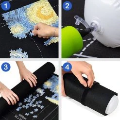 Lapi Toys XXL Puzzelrol - Puzzelmat Voor Legpuzzel - Puzzelplaat - Puzzelbord - Puzzelkleed - Portapuzzle - Puzzel Opbergsysteem - Puzzel Rol - Puzzelrolmat - Voor 500, 1000, 1500, 2000 En 3000 Stukjes -Exporteren puzzels winkel 550x550 251