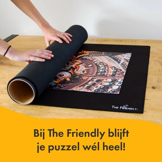 The Friendly. The Friendly Puzzelmat 1500 Stukjes Voor Legpuzzel - Puzzel Opbergsysteem & Puzzelkleed Oprolbaar - Puzzelplaat - Puzzelbord - Portapuzzle De Luxe Puzzelkoffer - Puzzelmap 1500 Stukjes - 70x120cm 5 The Friendly. The Friendly Puzzelmat 1500 Stukjes Voor Legpuzzel - Puzzel Opbergsysteem & Puzzelkleed Oprolbaar - Puzzelplaat - Puzzelbord - Portapuzzle De Luxe Puzzelkoffer - Puzzelmap 1500 Stukjes - 70x120cm - Afbeelding 3