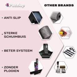 Puzzlup 1500 - Puzzelmat Neopreen - Zelfsluitend & Antislip - Portapuzzle Met Luxe Opbergtube - Tot En Met 1500 Stukjes - 66 X 120 Cm -Exporteren puzzels winkel 550x550 300