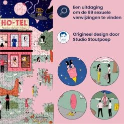 Puzzle In A Bag - De Pikante Puzzel - Puzzel 1000 Stukjes -Exporteren puzzels winkel 550x550 309