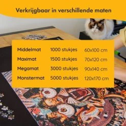 The Friendly. The Friendly Puzzelmat 3000 Stukjes Voor Legpuzzel XXL Puzzelrol Puzzel Opbergsysteem Puzzelplaat - Portapuzzle De Luxe Puzzelmap - Puzzel Rolmat 3000 Stukjes 90x140cm -Exporteren puzzels winkel 550x550 344