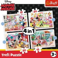 Trefl Minnie Mouse 4-in-1 Puzzel - 12/15/20/24 Stukjes -Exporteren puzzels winkel 550x550 381