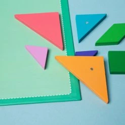 Seizoenstunter Tangram Puzzel Magnetisch Voor Peuters En Kleuters - Educatief - Puzzelboek - Magneetboek - Houten Vormenpuzzel - 96 Puzzels - Groen -Exporteren puzzels winkel 550x550 392
