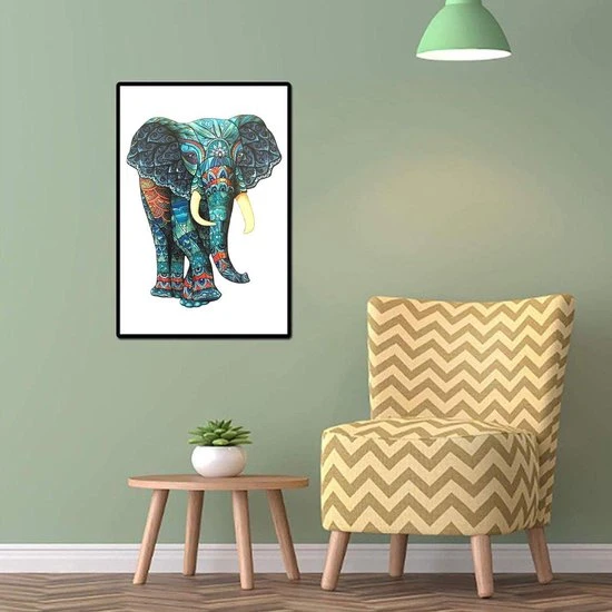 Legpuzzel Olifant 048 A3 | Houten Jigsaw Puzzel | 173 Stukjes | Dierenpuzzel| Meer Dan 50 Verschillende Modellen 4 Legpuzzel Olifant 048 A3 | Houten Jigsaw Puzzel | 173 Stukjes | Dierenpuzzel| Meer Dan 50 Verschillende Modellen - Afbeelding 2