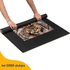 The Friendly. The Friendly Puzzelmat 5000 Stukjes Voor Legpuzzel - XXXL Puzzelrolmat Puzzel Opbergsysteem Puzzelplaat - Portapuzzle De Luxe Puzzelmap - 120x170cm