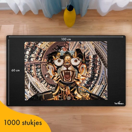 The Friendly. The Friendly Puzzelmat 1000 Stukjes Voor Legpuzzel Puzzelplaat - Puzzel Opbergsysteem - Portapuzzle De Luxe - Puzzelmap 1000 Stukjes - Puzzelkoffer - Puzzelrol - 60x100cm 7 The Friendly. The Friendly Puzzelmat 1000 Stukjes Voor Legpuzzel Puzzelplaat - Puzzel Opbergsysteem - Portapuzzle De Luxe - Puzzelmap 1000 Stukjes - Puzzelkoffer - Puzzelrol - 60x100cm - Afbeelding 5