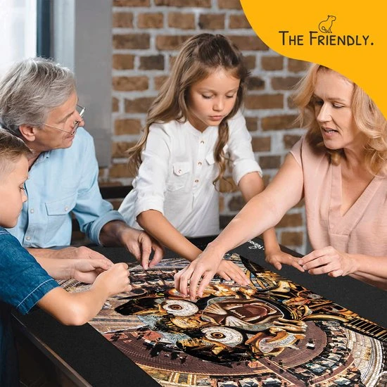 The Friendly. The Friendly Puzzelmat 1000 Stukjes Voor Legpuzzel Puzzelplaat - Puzzel Opbergsysteem - Portapuzzle De Luxe - Puzzelmap 1000 Stukjes - Puzzelkoffer - Puzzelrol - 60x100cm 15 The Friendly. The Friendly Puzzelmat 1000 Stukjes Voor Legpuzzel Puzzelplaat - Puzzel Opbergsysteem - Portapuzzle De Luxe - Puzzelmap 1000 Stukjes - Puzzelkoffer - Puzzelrol - 60x100cm - Afbeelding 13