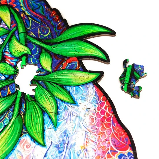 UNIDRAGON Houten Puzzel Dier - Serieuze Panda - 318 Stukjes - King Size 31x41 Cm 7 UNIDRAGON Houten Puzzel Dier - Serieuze Panda - 318 Stukjes - King Size 31x41 Cm - Afbeelding 5