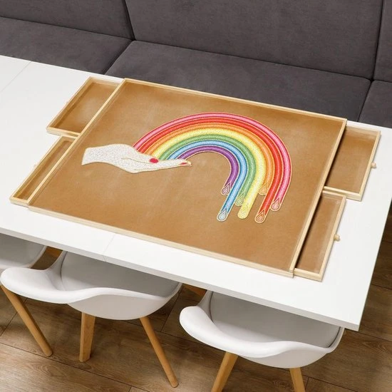 Hi Puzzelplaat Met Lades - Gemakkelijk Je Puzzel Opruimen - 76x57 Cm 8 Hi Puzzelplaat Met Lades - Gemakkelijk Je Puzzel Opruimen - 76x57 Cm - Afbeelding 6