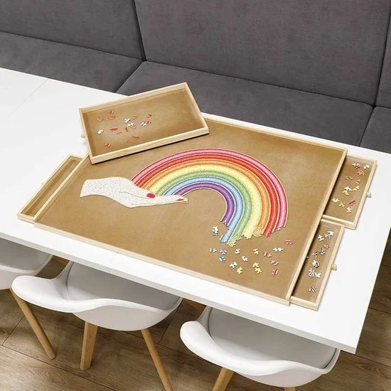 Hi Puzzelplaat Met Lades - Gemakkelijk Je Puzzel Opruimen - 76x57 Cm 15 Hi Puzzelplaat Met Lades - Gemakkelijk Je Puzzel Opruimen - 76x57 Cm - Afbeelding 13