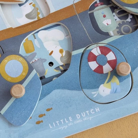 Little Dutch Geluidenpuzzel Sailors Bay FSC 10 Little Dutch Geluidenpuzzel Sailors Bay FSC - Afbeelding 8