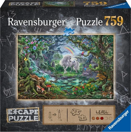 Ravensburger Escape Puzzle 9 Unicorn - 759 Stukjes 3 Ravensburger Escape Puzzle 9 Unicorn - 759 Stukjes