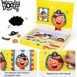Knutsel Doos Magneetboek Knutselpakket - Magnetibook Gezichten Maken - Creatief Speelgoed Knutselen Jongens En Meisjes - WoodyDoody 15 Knutsel Doos Magneetboek Knutselpakket - Magnetibook Gezichten Maken - Creatief Speelgoed Knutselen Jongens En Meisjes - WoodyDoody -Exporteren puzzels winkel 550x561 2